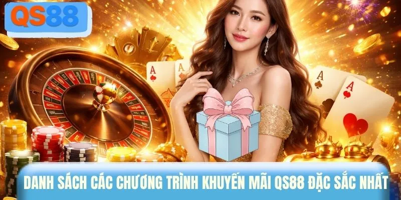 Danh sách các chương trình khuyến mãi QS88 đặc sắc nhất
